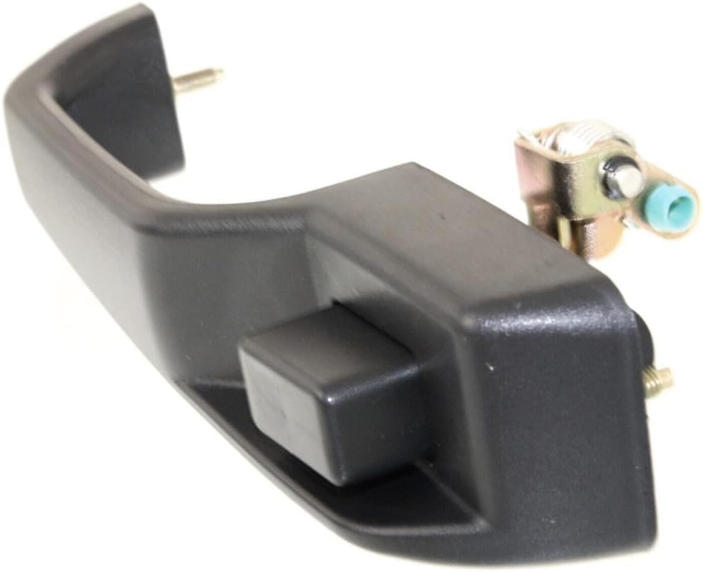 Rear=Front Exterior Door Handle Textured Without Hole Right Passenger Side Direct Replacement Compatible with 1997-2001 Jeep Cherokee CH1521102 CH1311117 55076056AB 55076030