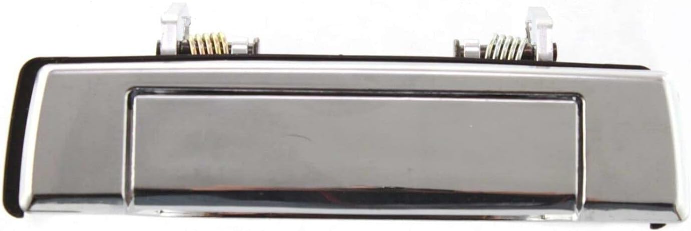 Front Exterior Door Handle Chrome Plastic Left Driver Side Direct Replacement Compatible with 1987-1993 Mazda B2200 B2600 MA1310106 UB4058410 UB4059410
