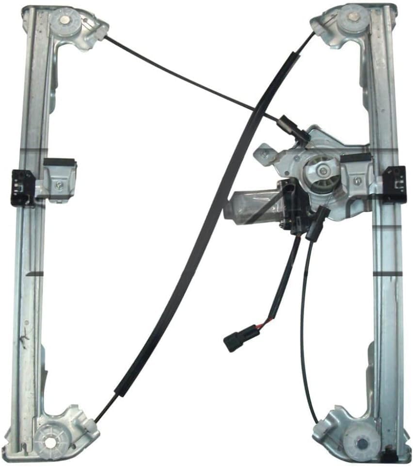 Rear Power Window Regulator with Moter Left Driver Side Direct Replacement Compatible with 2004-2008 Ford F-150/2006-2008 Lincoln Mark LT FO1550126 6L3Z1627001AA