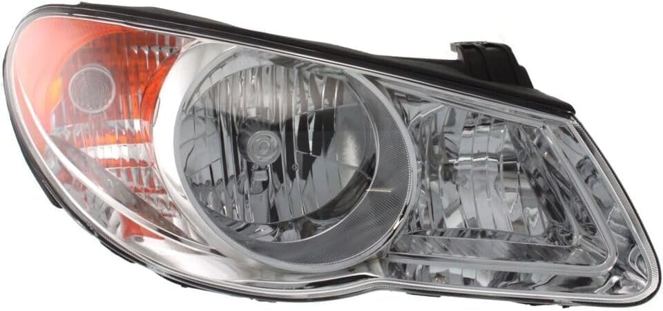 Set Of 2 Front Headlight Assembly Left Driver & Right Passenger Side Direct Replacement Compatible With 2007-2009 Hyundai Elantra HY2502138 HY2503138 921022H050 921012H050