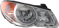 Set Of 2 Front Headlight Assembly Left Driver & Right Passenger Side Direct Replacement Compatible With 2007-2009 Hyundai Elantra HY2502138 HY2503138 921022H050 921012H050