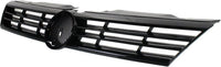 Front Grille Assembly Primed Shell And Insert Plastic Direct Replacement Compatible With 2011-2014 Volkswagen Jetta VW1200151 5C6853651QWA