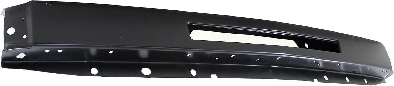 Front Bumper Steel + Lower Valance Air Deflector Primed + End Caps Left Driver & Right Passenger Side Direct Replacement Compatible With 2009-2013 Chevrolet Silverado 1500 GM1002836
