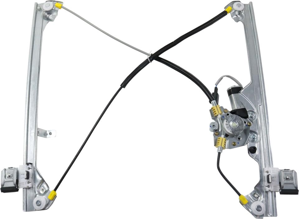 Front Window Regulator with Motor Left Driver Side Direct Replacement Compatible with 1999-2007 Chevrolet Silverado/GMC Sierra GM1350110 19120846