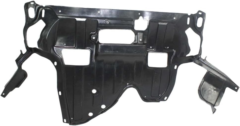 Front Engine Splash Shield Under Cover + Fender Liners Plastic Left Driver & Right Passenger Side Direct Replacement Compatible with 2008-2012 Honda Accord HO1248138 HO1249138