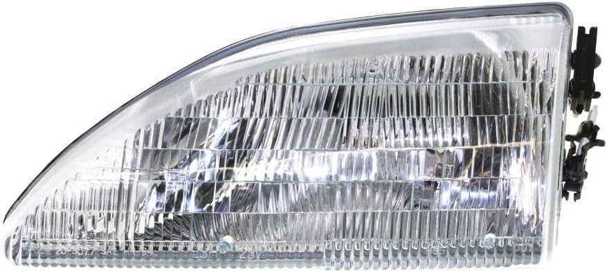 Set Of 2 Front Headlight Assembly Right Passenger & Left Driver Side Direct Replacement Compatible With 1994-1998 Ford Mustang FO2503130 FO2502130 F4ZZ13008E F4ZZ13008F