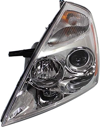Front Head Light Assembly Left Driver Side Direct Replacement Compatible With 2007 Kia Sedona KI2502145 921014D011