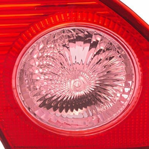 Tail Light Inner Left Driver Side Direct Replacement Compatible With 2003-2008 Toyota Corolla TO2886102 8168102030