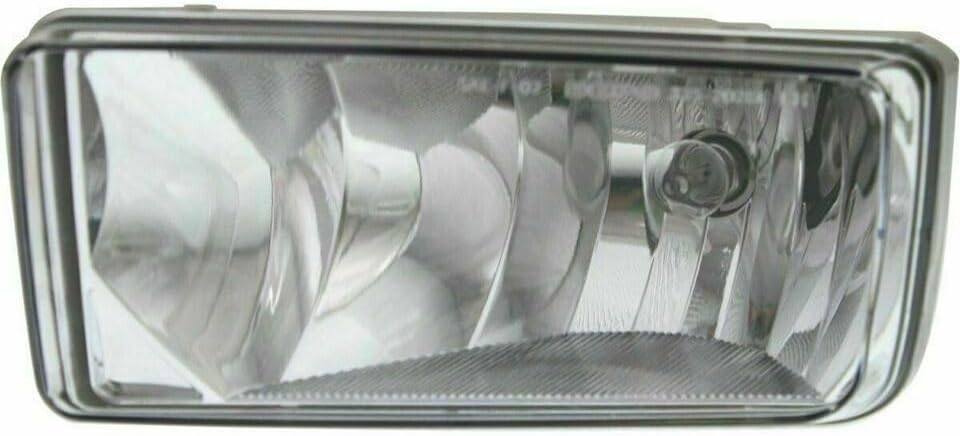 Front Bumper Chrome + Lower Valance + Extension Textured + End Caps & Fog Lights Left And Right Side Direct Replacement Compatible With 2007-2013 Chevrolet Silverado 1500 GM1002831