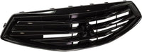 Front Grille Black Shell And Insert Plastic Direct Replacement Compatible With 2017-2019 Mitsubishi Mirage MI1200270 6402A377