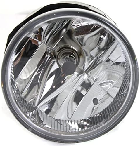 Set Of 2 Front Fog Light Assembly Plastic Left Driver & Right Passenger Side Direct Replacement Compatible With 2004 Jeep Grand Cherokee CH2592126 55156733AC
