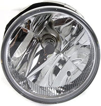 Set Of 2 Front Fog Light Assembly Plastic Left Driver & Right Passenger Side Direct Replacement Compatible With 2004 Jeep Grand Cherokee CH2592126 55156733AC