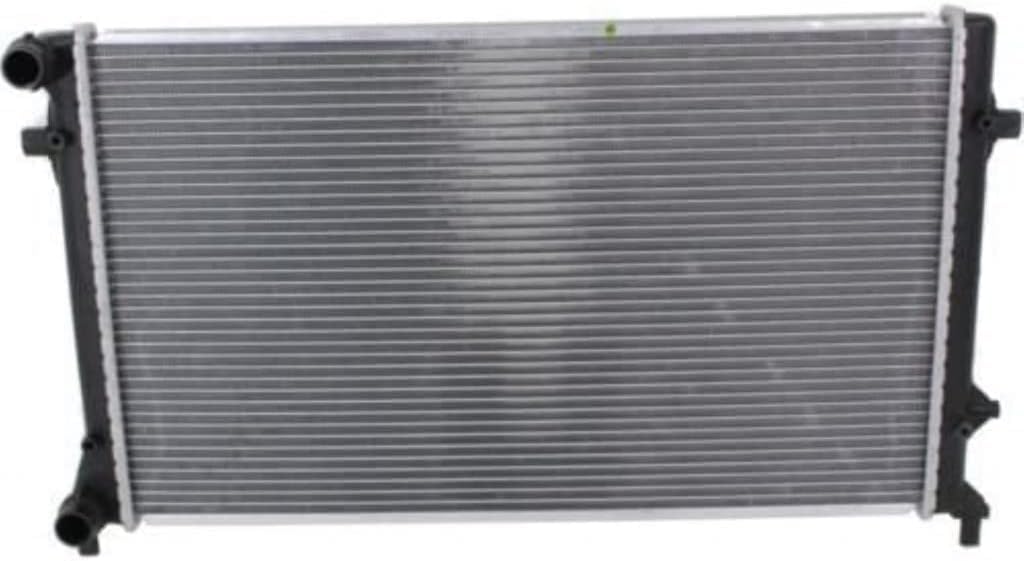 Front Radiator Aluminum Core Direct Replacement Compatible With 2005-2014 Volkswagen Jetta / 2006-2009 Rabbit VW3010150 1K0121251CJ