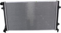 Front Radiator Aluminum Core Direct Replacement Compatible With 2005-2014 Volkswagen Jetta / 2006-2009 Rabbit VW3010150 1K0121251CJ