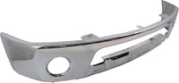 Front Lower Bumper Chrome Steel With Fog Light Holes Direct Replacement Compatible With 2005-2017 Nissan Frontier NI1002143 62014ZL00B