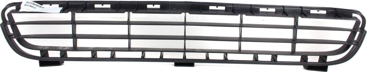 Front Bumper Cover Primed + Upper Grille Black Shell & Insert + Lower Textured Direct Replacement Compatible With 2007-2009 Toyota Camry TO1036103 TO1000329 TO1200288 5311206010