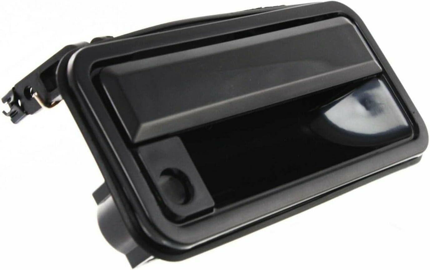 AUTOS PARTS PLUS Set of 2 Front Exterior Door Handle Smooth Black Left Driver & Right Passenger Side Direct Replacement Compatible with 1988-2002 GMC/Chevrolet C/K Series GM1310172 GM1311172