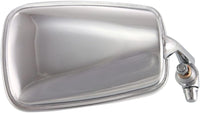 AUTOS PARTS PLUS Set Of 2 Front Mirror Manual Adjust Non-Folding Non-Heated Chrome Left Driver & Right Passenger Side Direct Replacement Compatible With 1968-1977 Volkswagen Beetle VW1320101 VW1321101