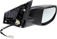 Front Power Mirror Manual Folding Non-Heated Primed Right Passenger Side Direct Replacement Compatible With 2012-2014 Honda CR-V HO1321268 76208T0AA11-PFM