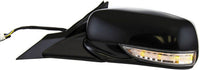 Front Power Mirror Manual Folding Heated Left Driver Side Direct Replacement Compatible With 2009-2014 Acura TL AC1320113 76250TK4A01ZD