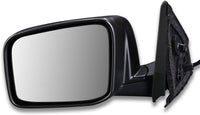 Front Power Mirror Manual Folding Heated Primed Left Driver Side Direct Replacement Compatible With 2008-2013 Nissan Rogue / 2014-2015 Select NI1320236 96302JM200-PFM