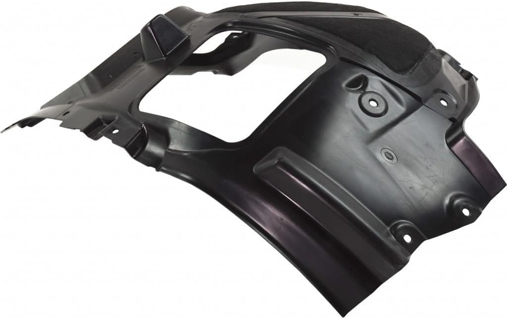 Front Fender Liner Middle Section Left Driver Side Direct Replacement Compatible With 2017-2023 BMW 5-Series BM1248157 51717340785