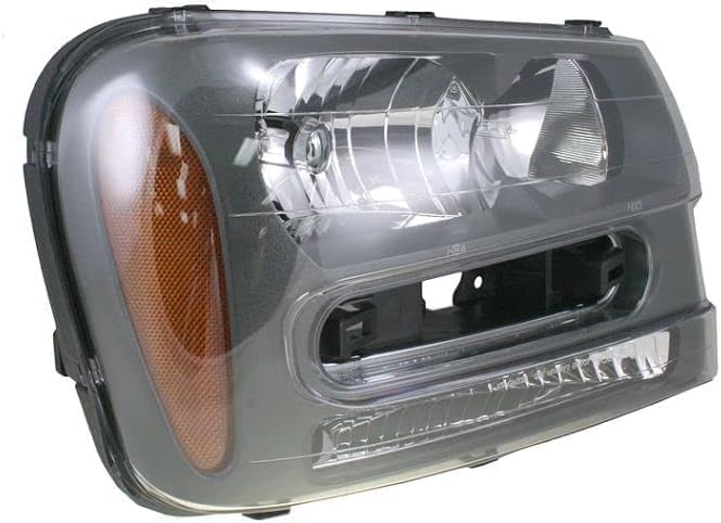 Set Of 2 Front Head Light Composite Assembly Right Passenger & Left Driver Side Direct Replacement Compatible With 2002-2009 Chevrolet Trailblazer GM2503213 GM2502213 25970915