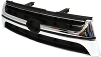 Front Grille Chrome Shell/Primed Insert Direct Replacement Compatible With 2001-2002 Toyota 4Runner TO1200241 5311135400