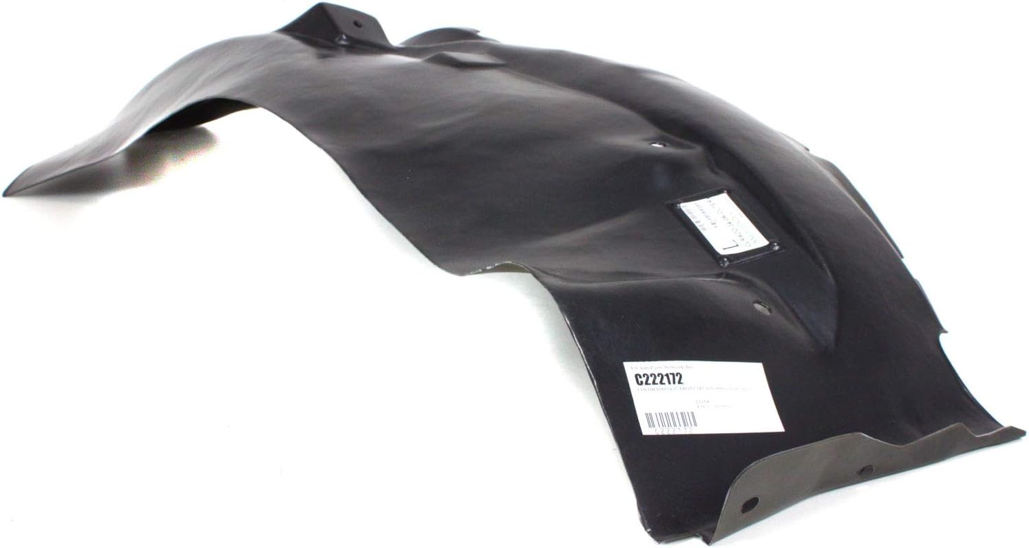 Front Outer Fender Liner Left Driver Side Direct Replacement Compatible With 2006 Isuzu i-280 / i-350 IZ1250103 8152105790
