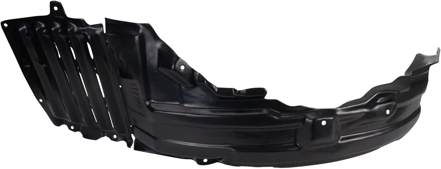 Front Section Fender Liner Left Driver Side Direct Replacement Compatible With 2008-2013 Mitsubishi Lancer MI1248121 5370B101