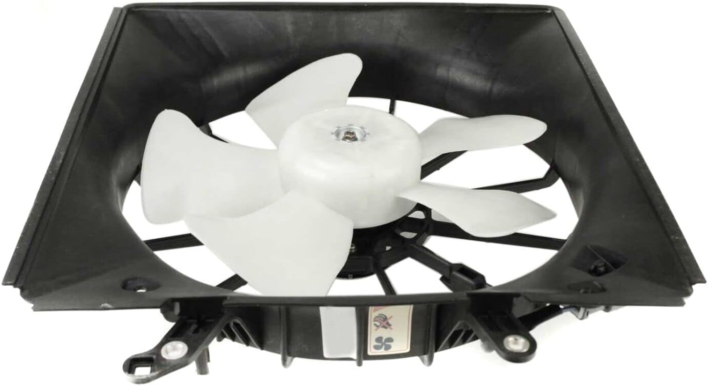 Front Radiator Single Fan Assembly Direct Replacement Compatible with 1998-2002 Honda Accord / 1999-2003 Acura CL/TL HO3115111 19020P8CA01-PFM 19030P8CA01 19015P8CA01