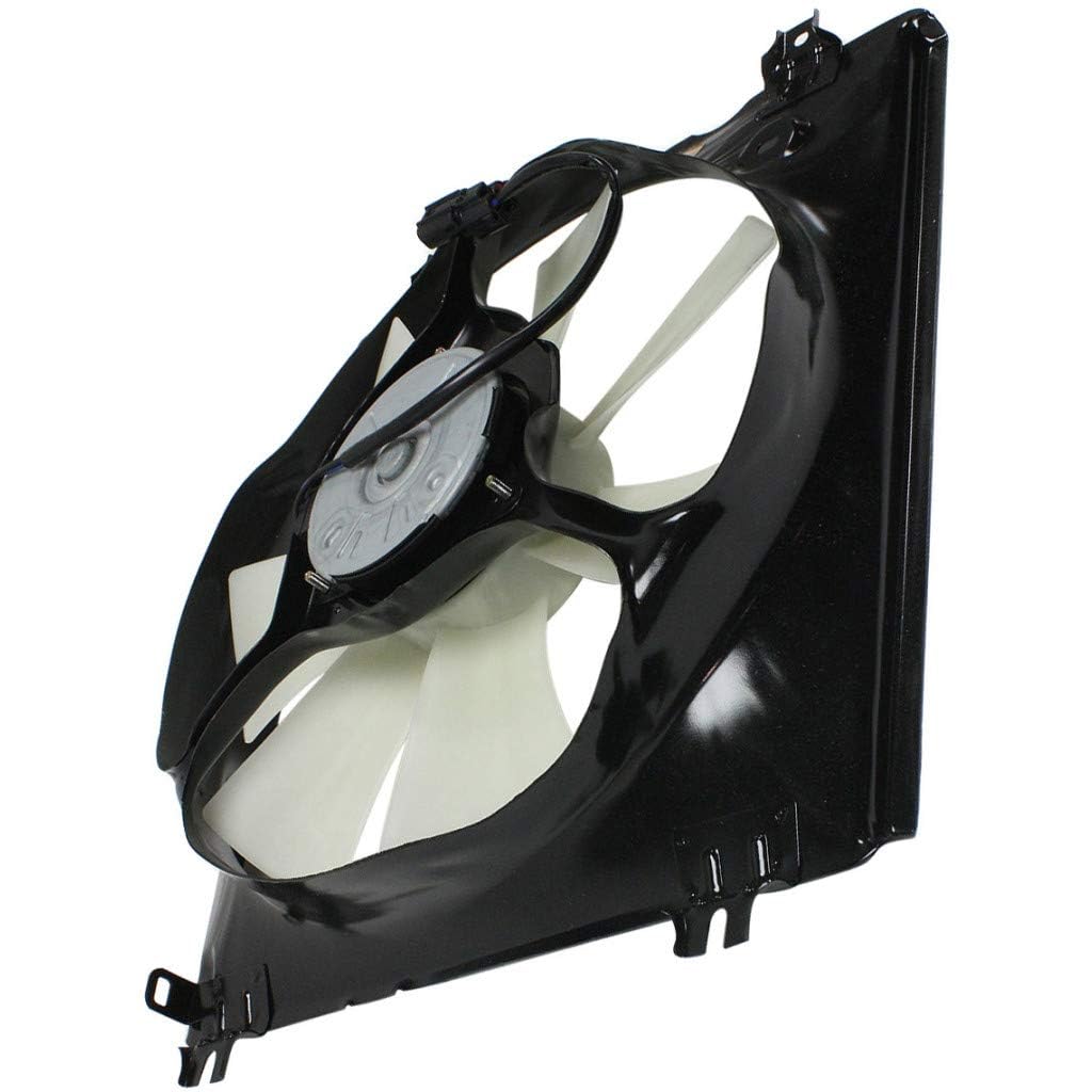 A/C Condenser Cooling Fan Assembly Right Passenger Side Direct Replacement Compatible with 2008-2012 Honda Accord / 2013-2015 Acura RDX HO3113127 38616R70A01-PFM