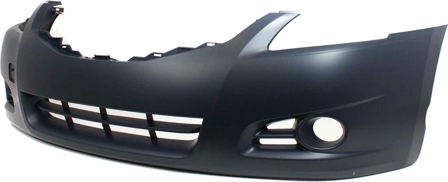 Front Bumper Cover Primed Direct Replacement Compatible With 2010-2012 Nissan Altima NI1000268 62022ZX00H
