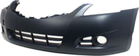 Front Bumper Cover Primed Direct Replacement Compatible With 2010-2012 Nissan Altima NI1000268 62022ZX00H