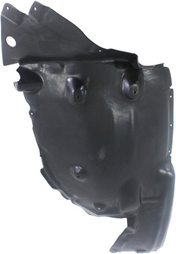 Front Fender Liner Rear Section Left Driver Side Direct Replacement Compatible With 2009-2015 BMW 7-Series BM1248115 51717185159