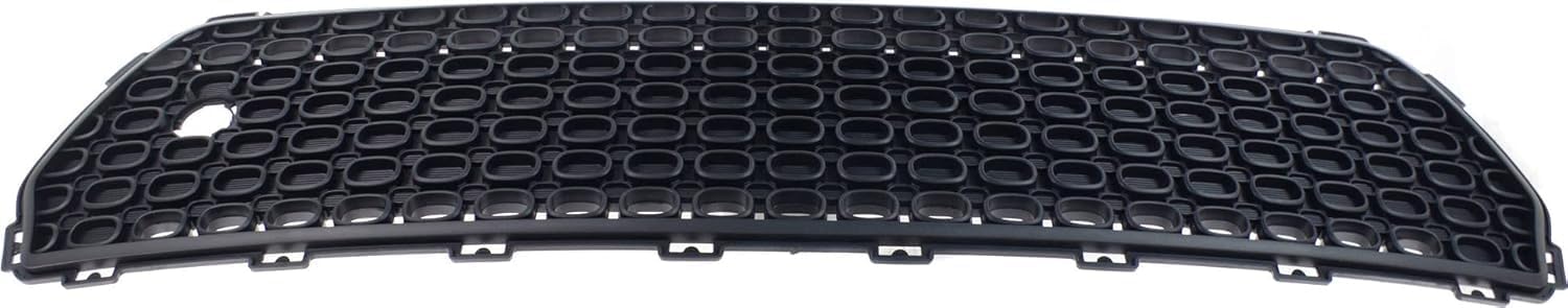 Front Bumper Center Grille Textured Gray Direct Replacement Compatible with 2014-2016 Kia Soul Ki1036119 86561b2000