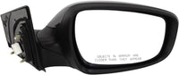 Front Power Mirror Manual Folding Heated Primed Right Passenger Side Direct Replacement Compatible With 2011-2013 Hyundai Elantra HY1321179 876203Y100