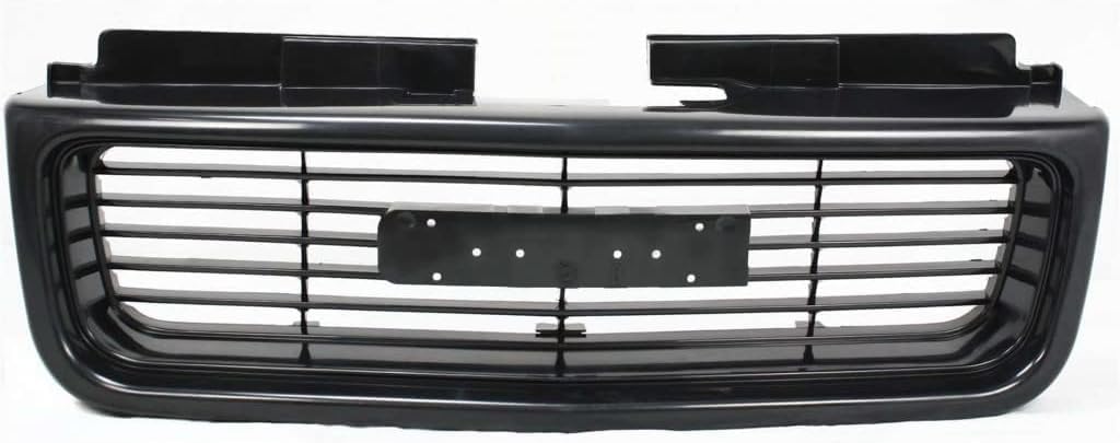 Front Grille Textured Shell And Insert Direct Replacement Compatible With 1998-2005 GMC Jimmy / 1998-2004 Sonoma GM1200436 12472678