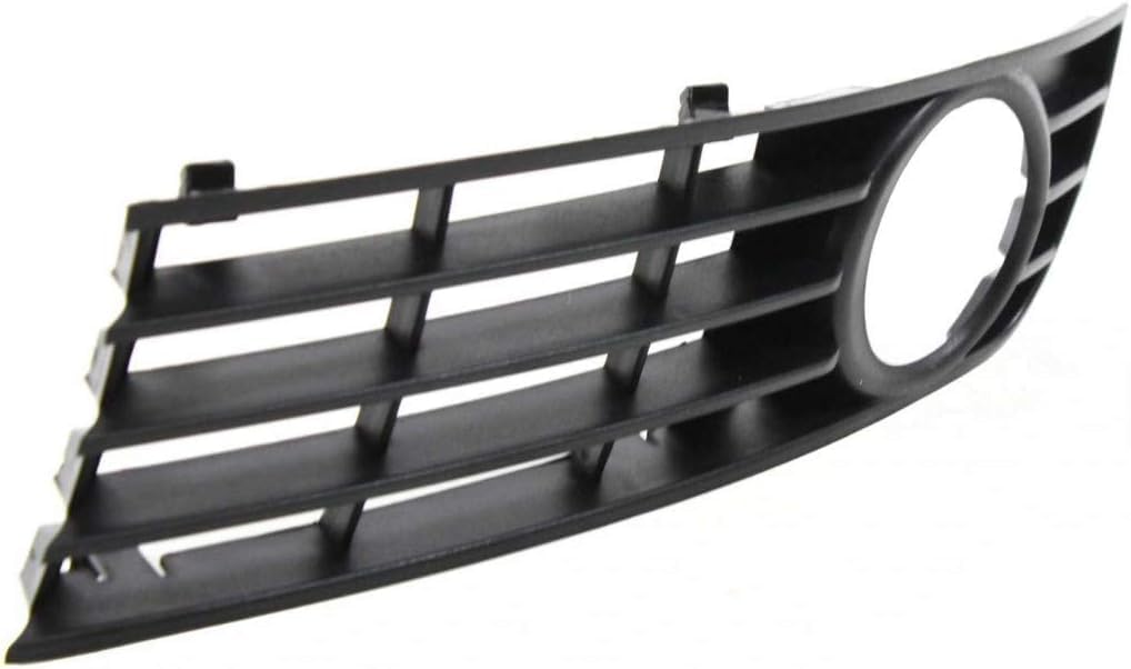 Front Fog Light Molding Primed Left Driver Side Direct Replacement Compatible With 2002-2005 Audi A4 AU1038102 8E080768101C