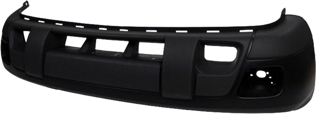 Front Bumper Cover Top Primed & Bottom Textured With Fog Light Holes Direct Replacement Compatible With 2002-2007 Chevrolet Trailblazer GM1000639 88937047