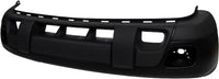 Front Bumper Cover Top Primed & Bottom Textured With Fog Light Holes Direct Replacement Compatible With 2002-2007 Chevrolet Trailblazer GM1000639 88937047