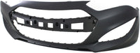 Front Bumper Cover Primed Direct Replacement Compatible With 2013-2016 Hyundai Genesis HY1000197 865112M300