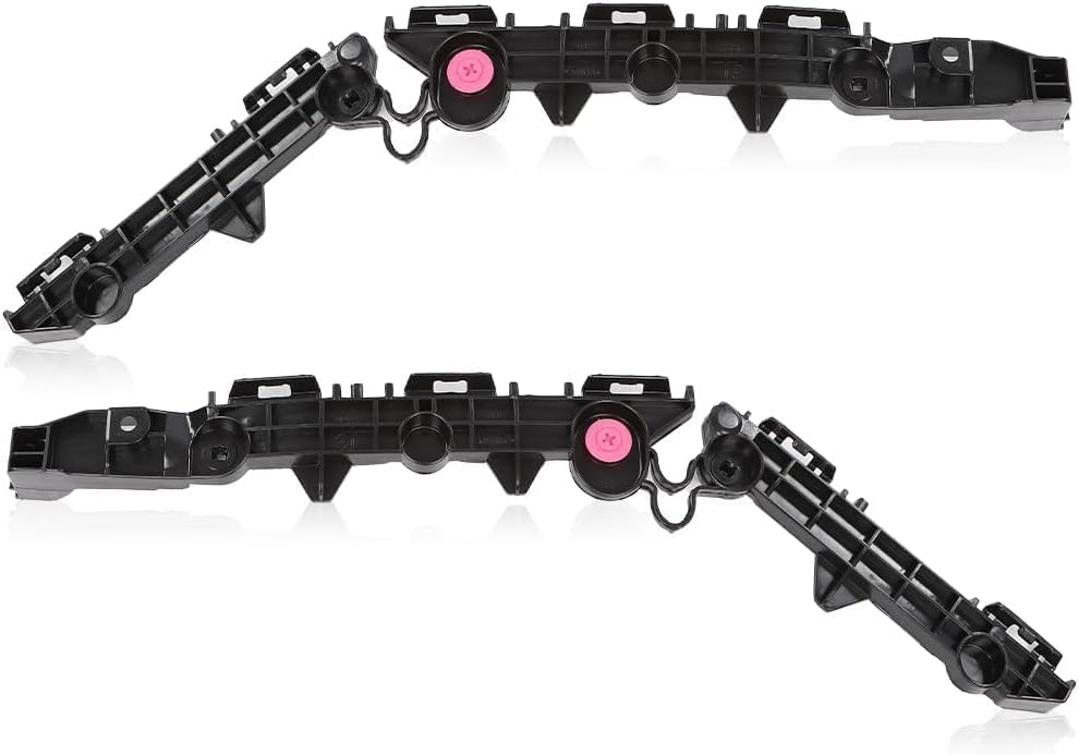 Set Of 2 Rear Bumper Support Bracket Plastic Left Driver & Right Passenger Side Direct Replacement Compatible With 2019-2024 Toyota RAV4 / 2021-2024 Prime TO1142129 TO1143129