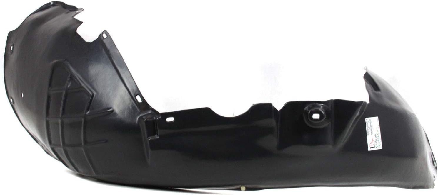 Front Fender Liner Left Driver Side Direct Replacement Compatible With 2005-2008 Audi A4 / S4 AU1250100 8E0821171E