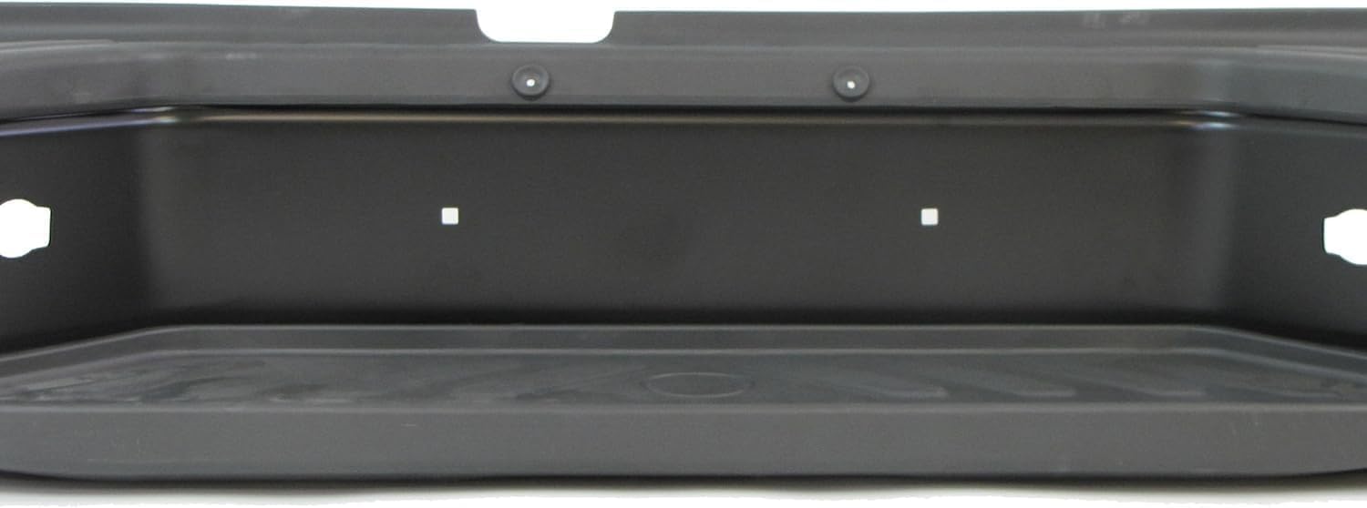 Rear Bumper Face Bar Black Steel With Step Pad Assembly Direct Replacement Compatible With 2005-2021 Nissan Frontier NI1103115 850229BF1D-PFM