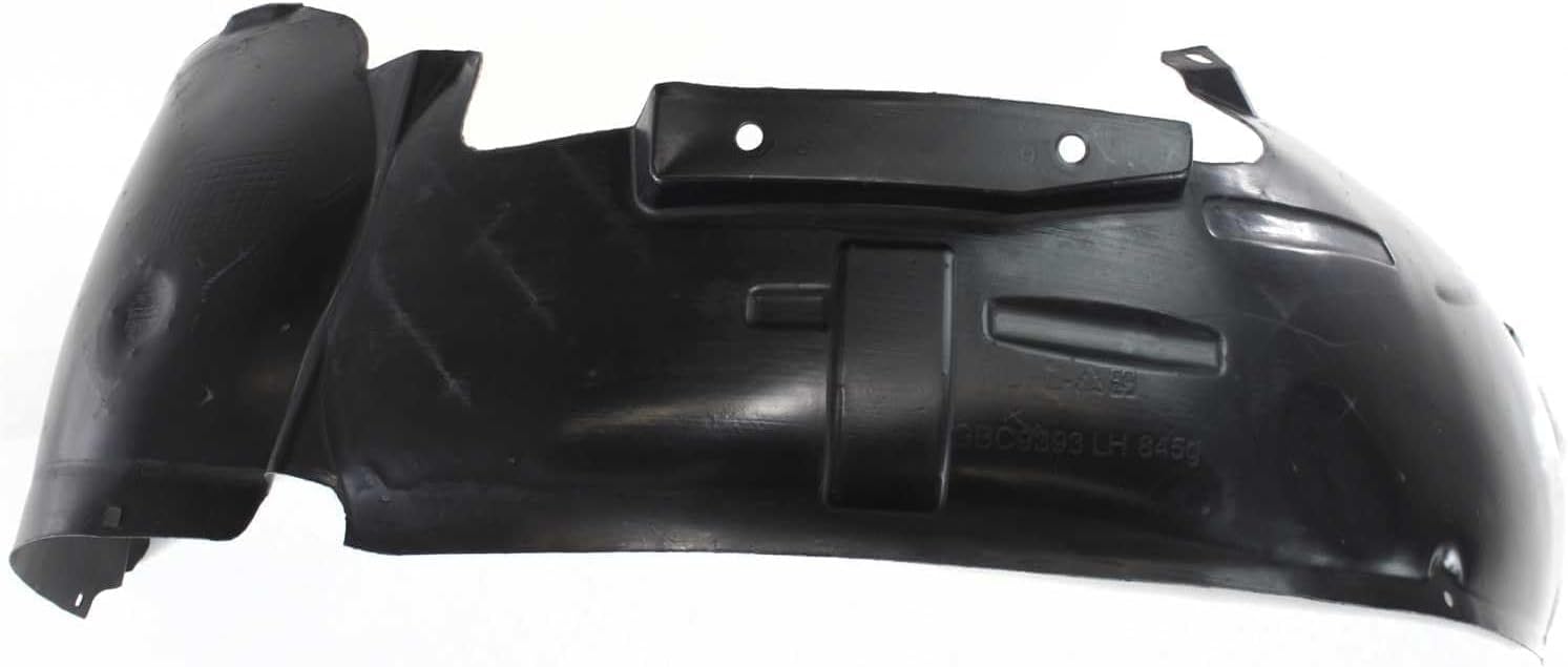 Set Of 2 Front Fender Liners Left Driver & Right Passenger Side Direct Replacement Compatible With 2007-2012 Dodge Caliber CH1251131 CH1250131 ‎5303866AE 5303867AF