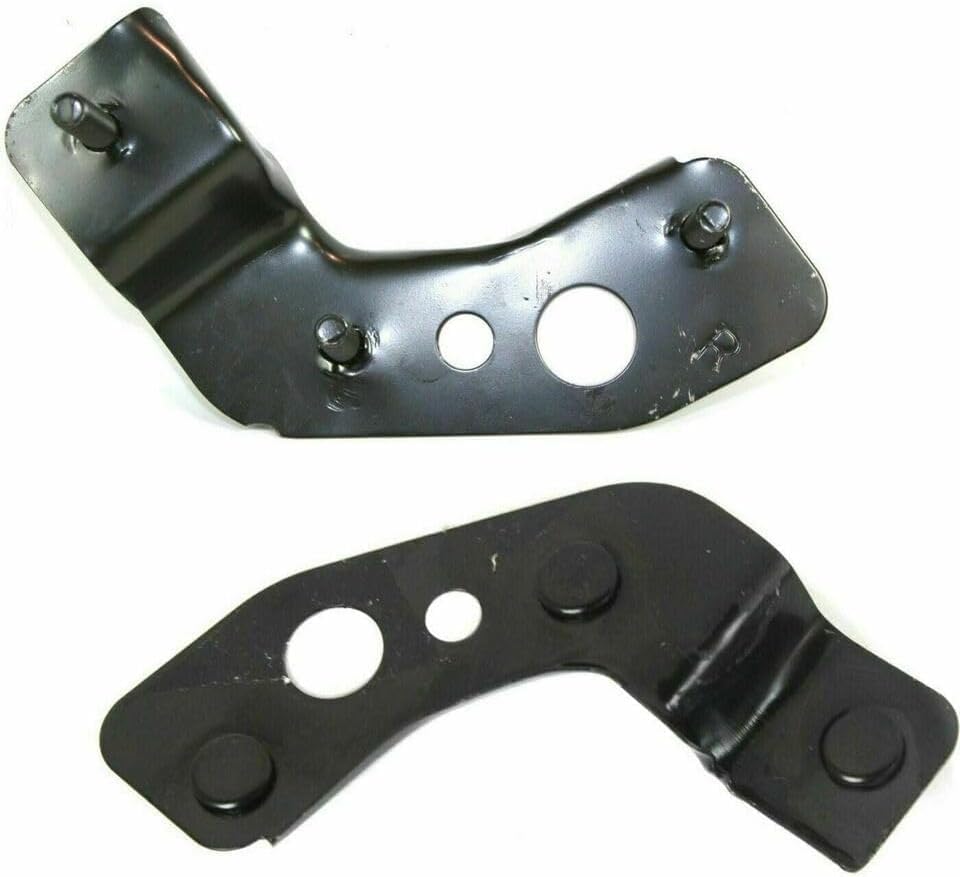 Set Of 2 Front Bumper Bracket Right Passenger And Left Driver Side Direct Replacement Compatible With 2005-2009 Ford Mustang FO1067166 FO1066166 5R3Z17E856AA 5R3Z17E857AA