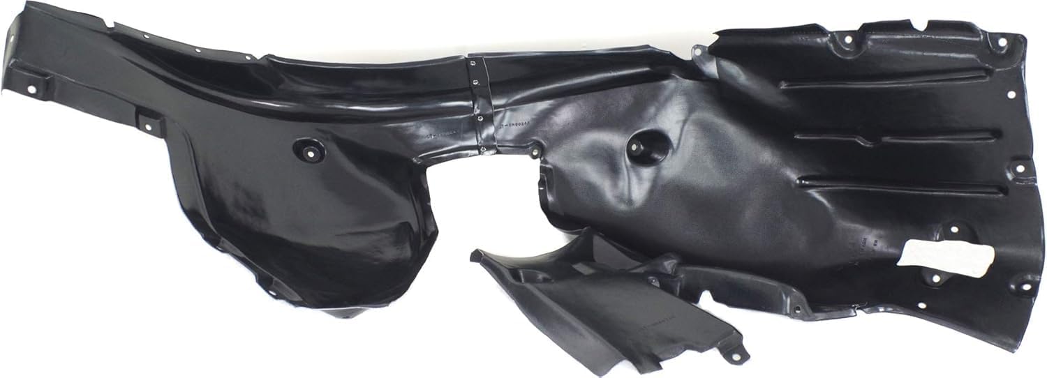 Front Fender Liner Right Passenger Side Direct Replacement Compatible With 2004-2007 BMW 5-Series BM1251111 51717033750-PFM