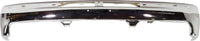 Front Bumper Chrome Steel With Brackets Direct Replacement Compatible With 1999-2002 Chevrolet Silverado / 2000-2006 Tahoe GM1003127 12336026-PFM