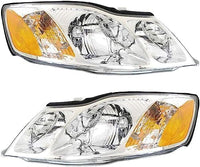 Set Of 2 Front Head Light Assembly Halogen Right Passenger & Left Driver Side Direct Replacement Compatible With 2000-2004 Toyota Avalon TO2502132 TO2503132 81150AC040 81110AC040